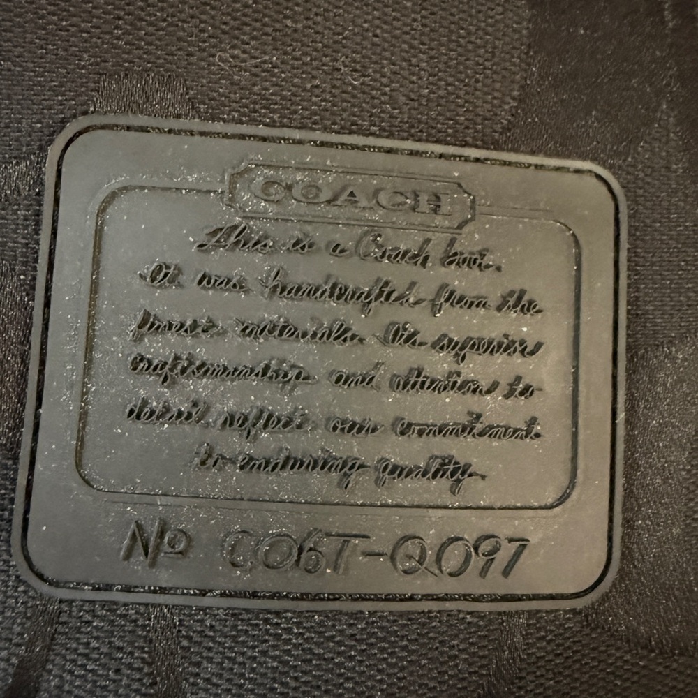 Coach Black Patterned Winter Boots - Picture 3 of 6
